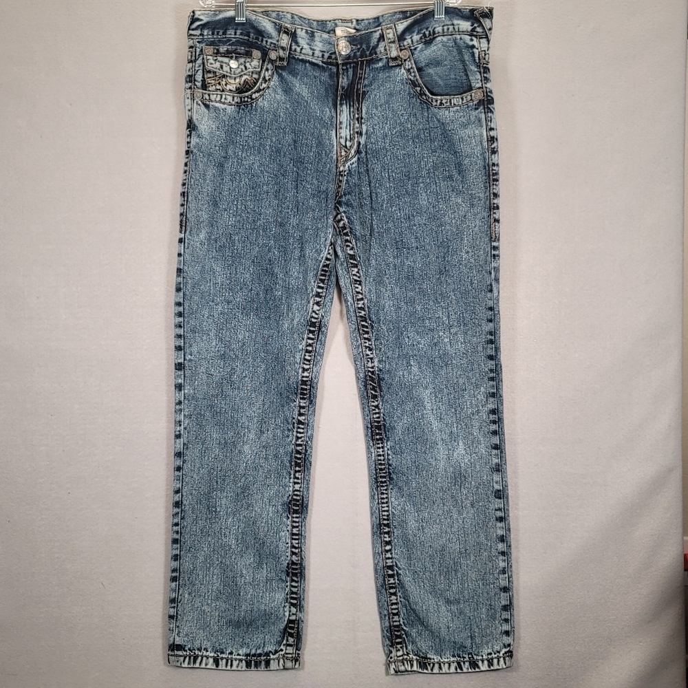 True Religion Blue Straight Jeans